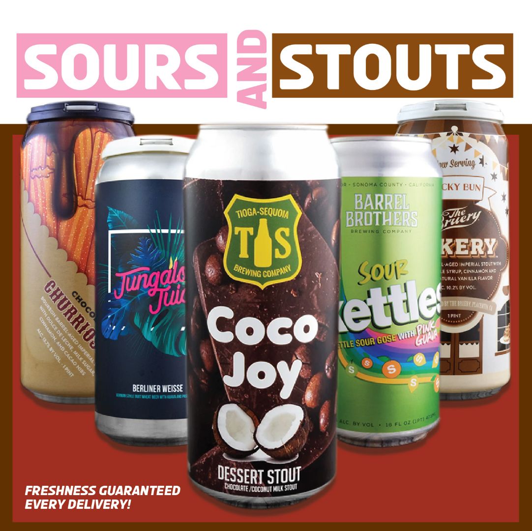 Sours & Stouts: A Taste Adventure (Free Shipping)