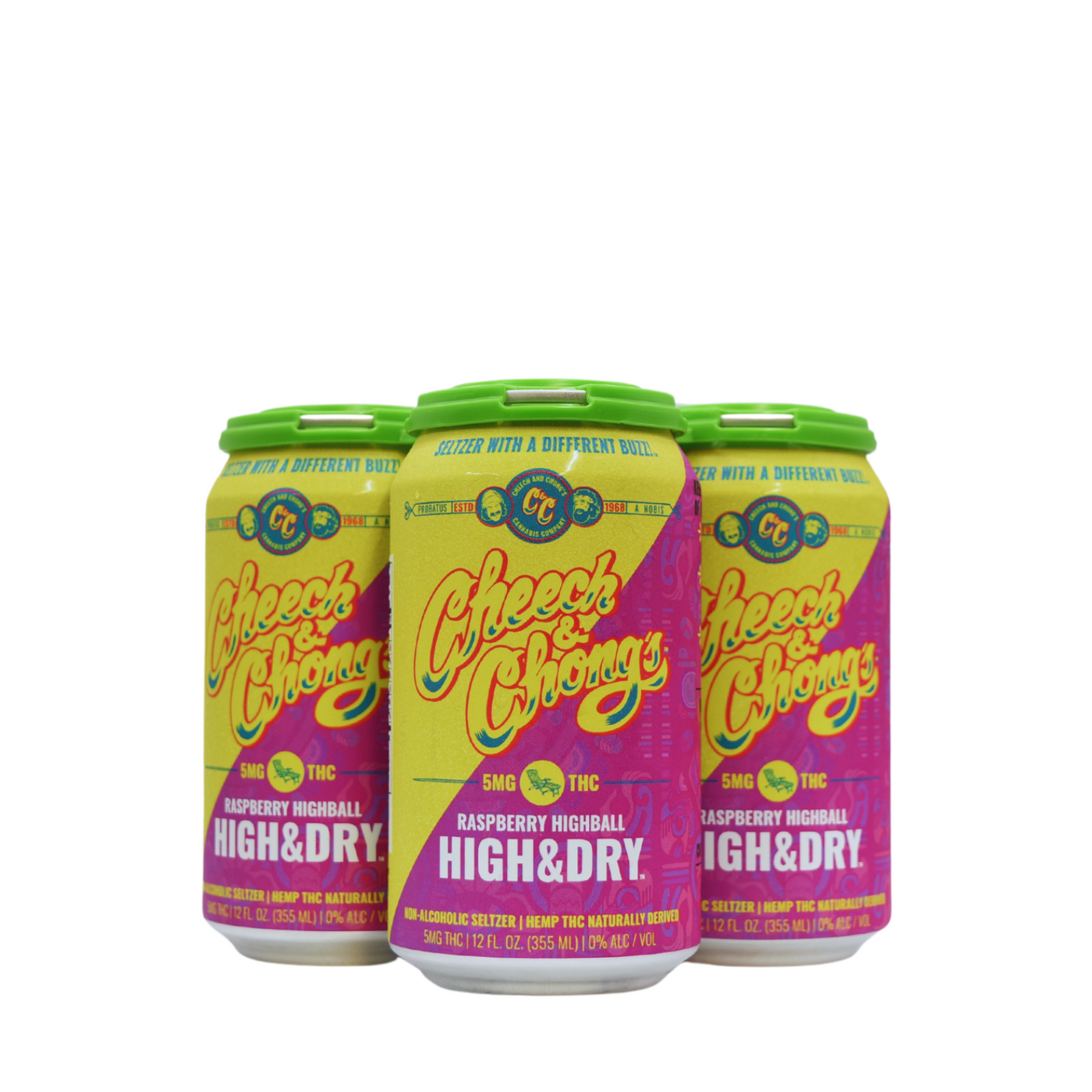 Cheech & Chong High & Dry Raspberry Highball